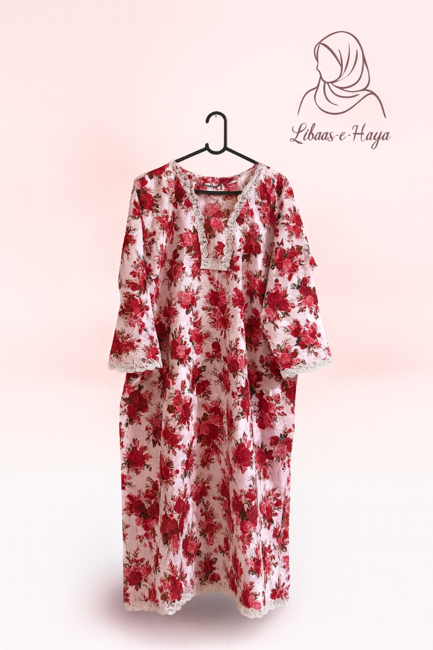 Red Floral 2-piece - Image 2