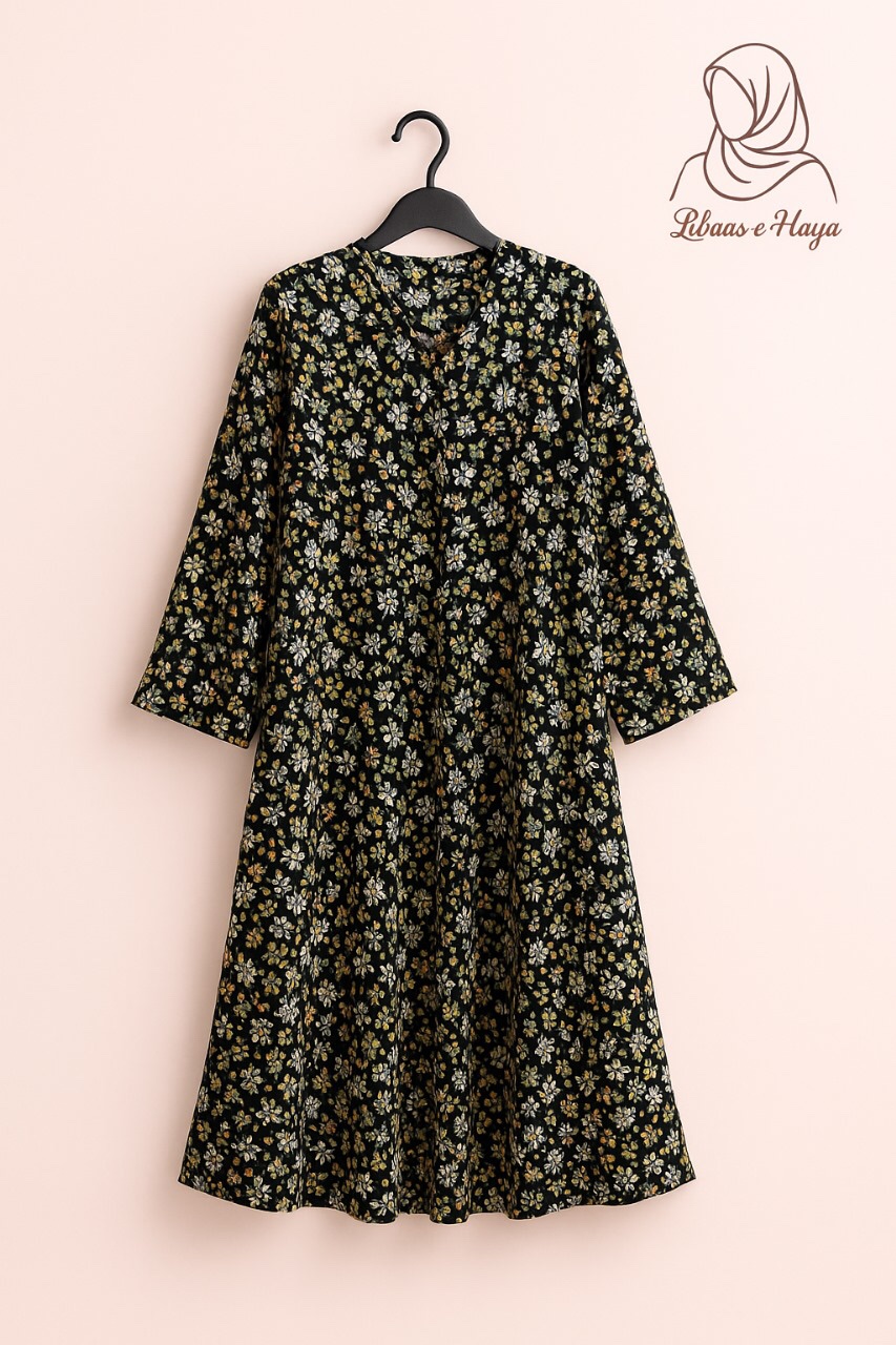 Elegance in Every Bloom – Libaas-e-Haya Floral Abayas - Image 3