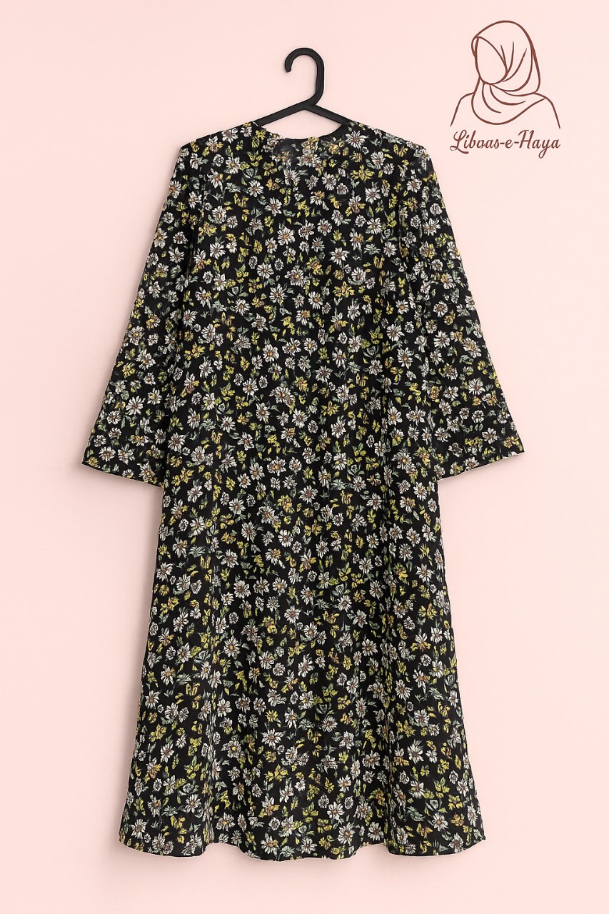 Elegance in Every Bloom – Libaas-e-Haya Floral Abayas - Image 2