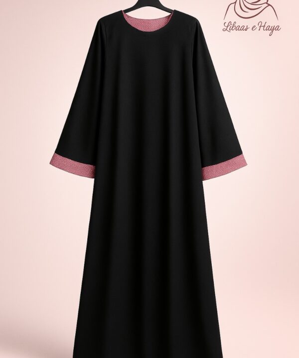 2-in-1 Black Abaya