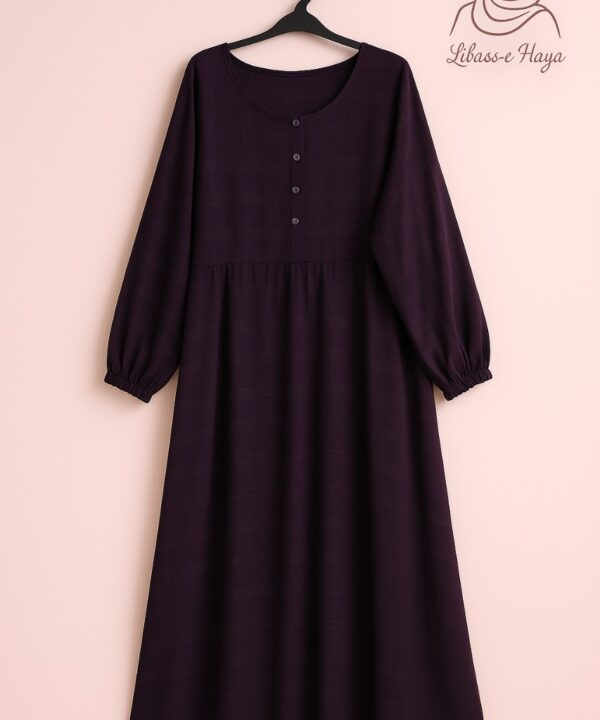 Purple Simple Abaya