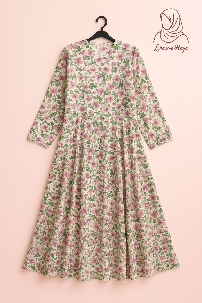 Floral Elegance in Every Step – Libaas-e-Haya Abayas