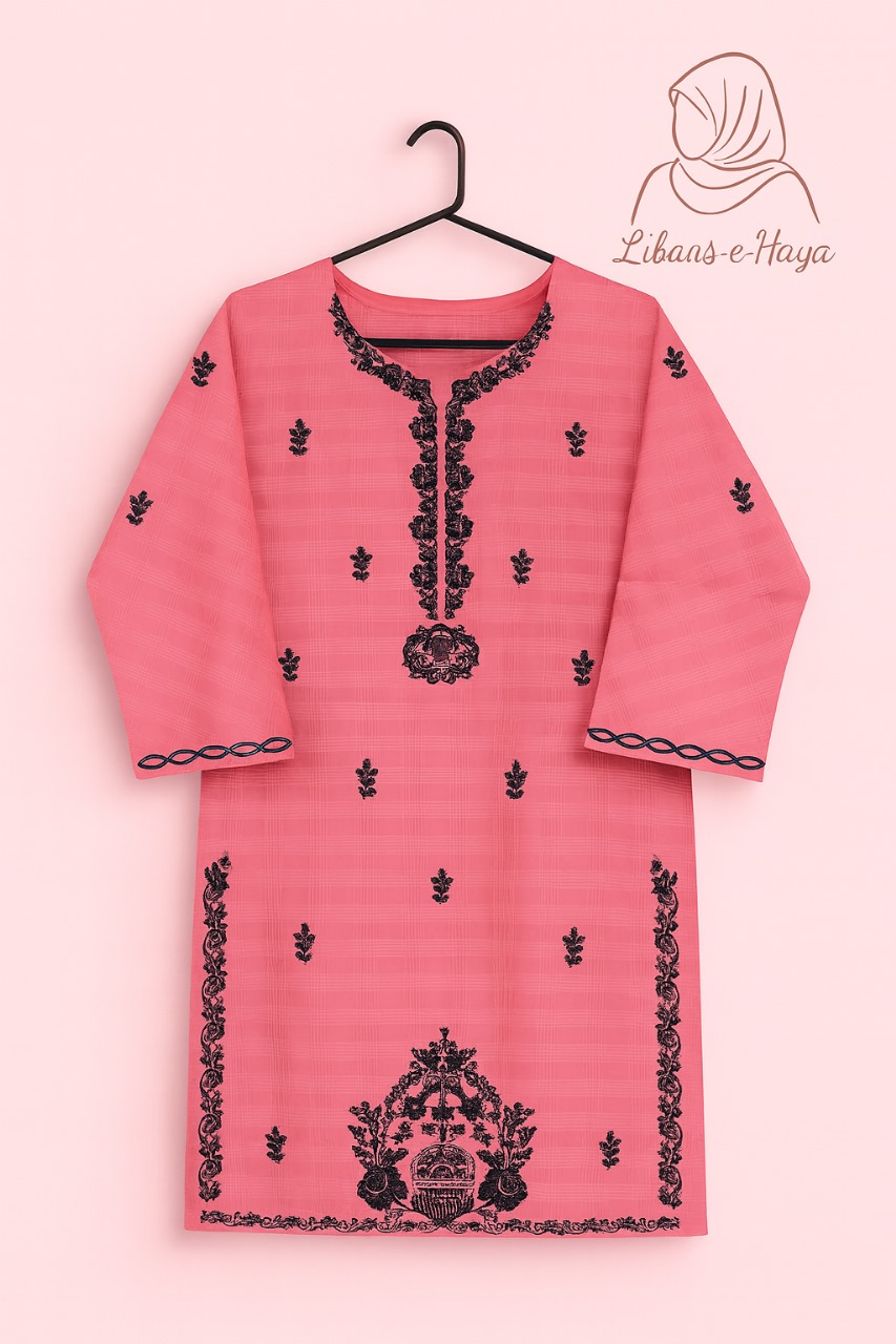 Pink Floral 2-Piece Lawn Set - Image 3